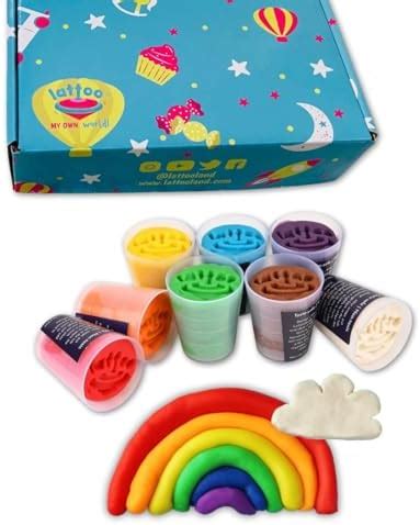 Lattooland Natural Clay Dough for Kids | Taste-Safe | Vibrant | Does ...