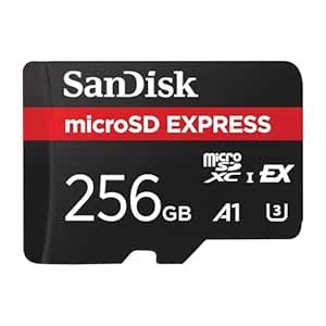 SanDisk Express microSD Card, 256GB Up to 880MB/s Read, Up to 650MB/s ...