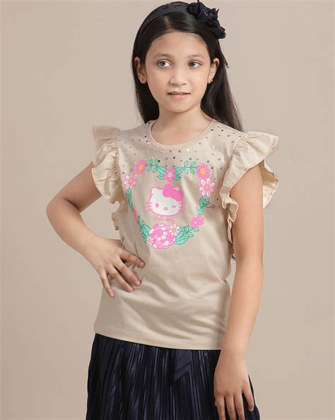 Hello Kitty Regular Fit Tshirt For Girls – Kidsville
