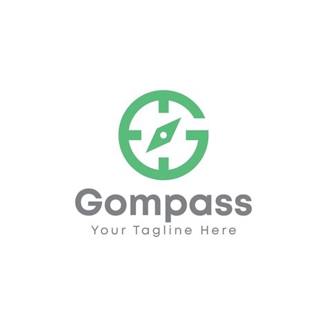 G compass logo vector | Premium Vector