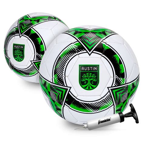Franklin Sports MLS Austin FC Soccer Ball - Official Size 5 Soccer Ball ...