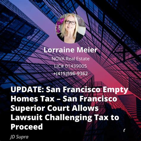 UPDATE: San Francisco Empty Homes Tax – San Francisco Superior Court ...