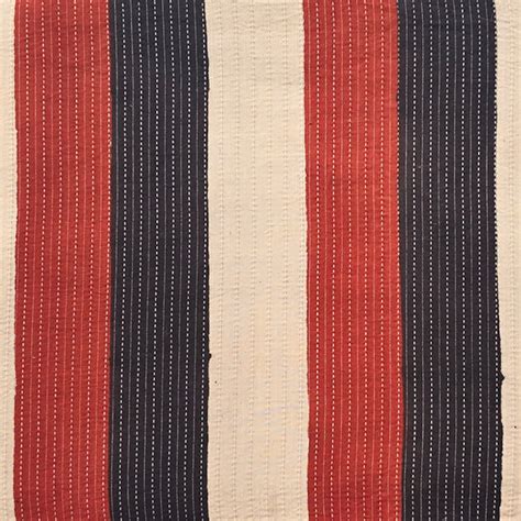 Pure Cotton Dabu Kaatha Brush Textured Cream Black And Rust Red Fat St ...
