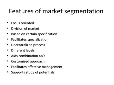 Market segmentation positioning | PPT