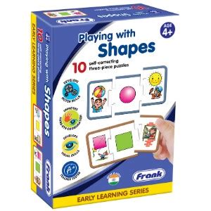 Buy Frank Playing with Shapes Puzzle – 30 Pieces, 10 Self-Correcting 3 ...