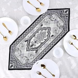 Buy Kuber Industries 13x36 Washable Table Runner for Centre Table ...