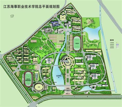 2019艺考江苏海事职业技术学院校园规划图及考场平面图