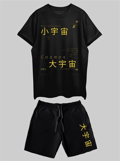 Buy Microcosmos Co-ord Set of Tshirt Shorts Online | THREADCURRY