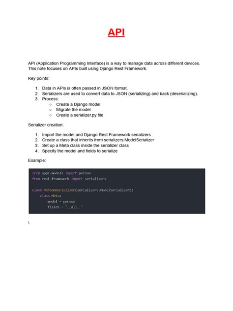 Image result for API Restful Django Example