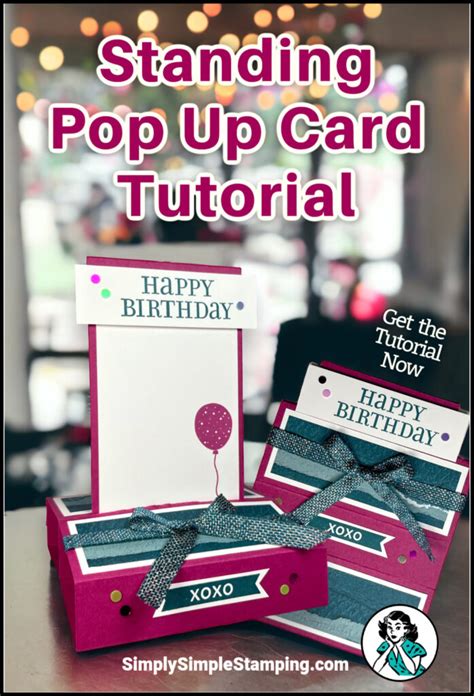 Free Standing Pop Up Card Tutorial 的图像结果