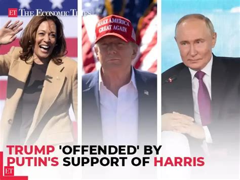 Trump 'offended' by Russian President Putin's support of Kamala Harris ...