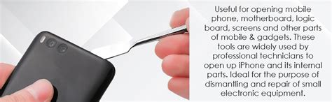 Vadda Bai 8 in 1 Opening Pry Tool Kit with 3 Pcs Metal Spudger Dual ...