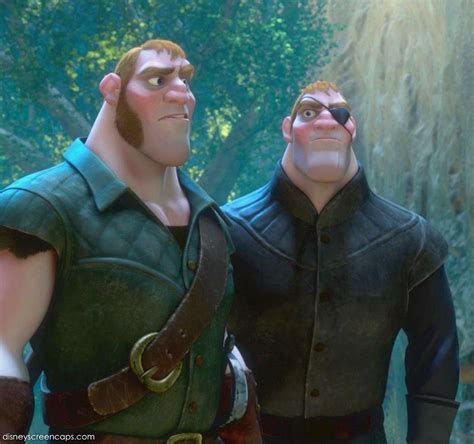 Tangled - Meanwhile, a thief named Flynn Rider and his partners, the Stabbington brothers (Ron ...