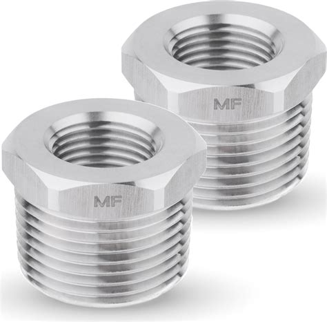 Amazon.com: MAACFLOW Stainless Steel 3/4" Male NPT to 3/8" Female NPT ...