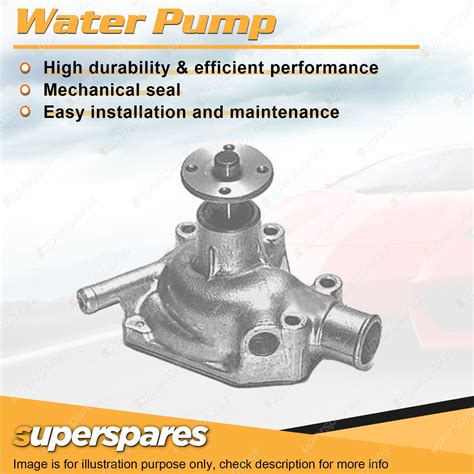Superspares Water Pump for Toyota Corona RT81 1.6L OHV 8V 12R 4Cyl ...