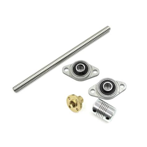 Buy LC LICTOP 8mm 150mm T8 Lead Screw Set Lead Screw,Copper Nut,Coupler ...