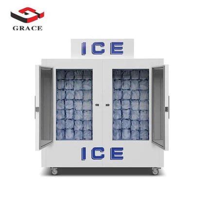 Grace Outdoor Solid Door Ice Merchandiser -18 Degrees Celsius Fan ...