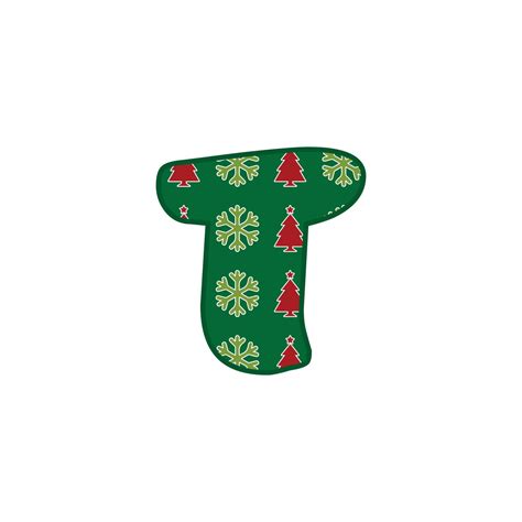 Initial Christmas Letter T Logo Designs. It will be suitable for which company or brand name ...