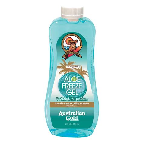 Aloe Freeze Gel With Lidocaine - Tanning Supplies Unlimited