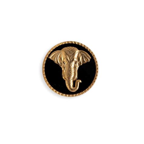 Buy Elephant Button (Black) Online | Metal Suit Buttons | JRT Handicrafts