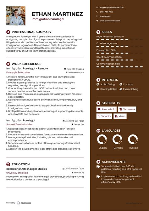 10+ Immigration Paralegal Resume Samples & Templates for 2025