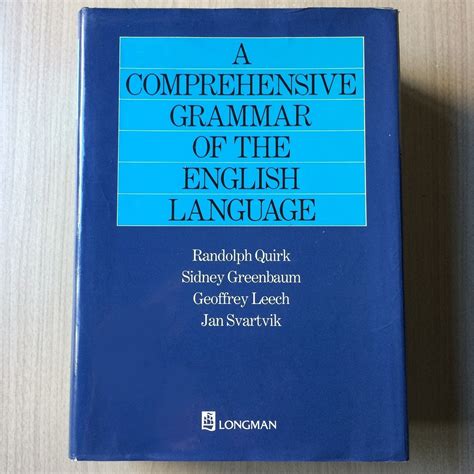 A Comprehensive Grammar of the English Language : Quirk, Randolph ...