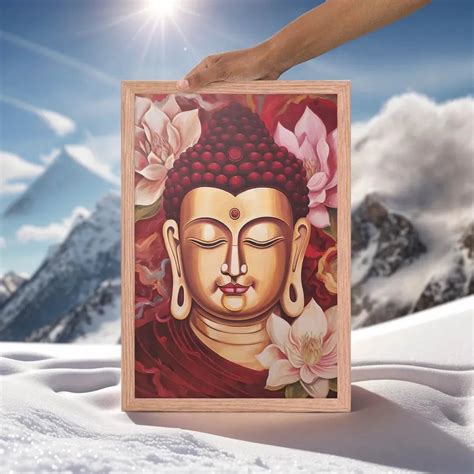 Serene Zen Buddha Framed Print | ZenArtBliss.com – Zenartbliss