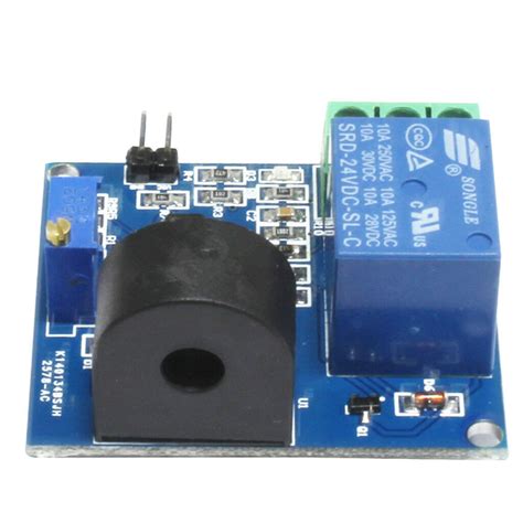DC24V 5A Over-current Protection Relay Module Flow Protecting Sensor M ...