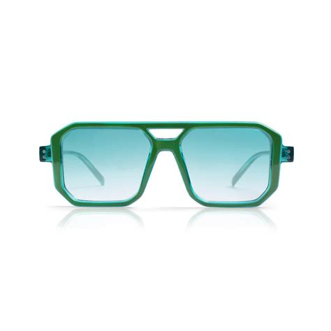Buy Dimeh Hash Green Sunglasses (5) Online