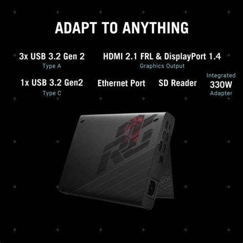 ASUS ROG XG Mobile (2023) GC33Y-049 eGPU with GeForce RTX 4090 GDDR6 16 ...