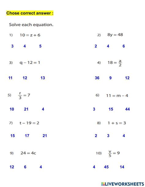 Image result for Applying Algebra Worksheets