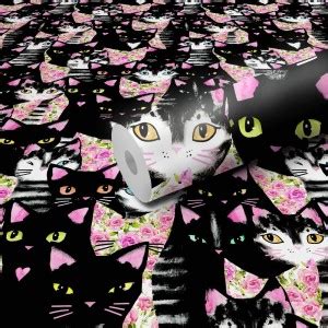 WallDaddy 300 cm Wallpaper For Wall Cat Craft Wallpaper Sticker Animal ...