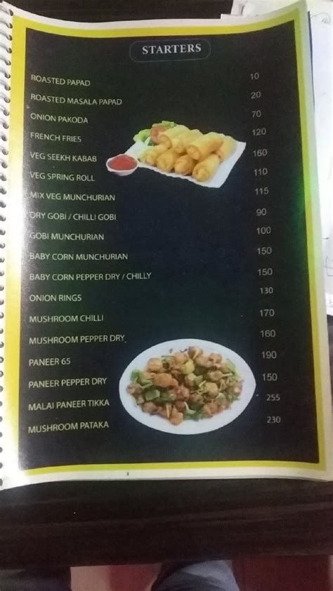 Menu at NAIVEDYAM, Daltonganj, Dharamshala road