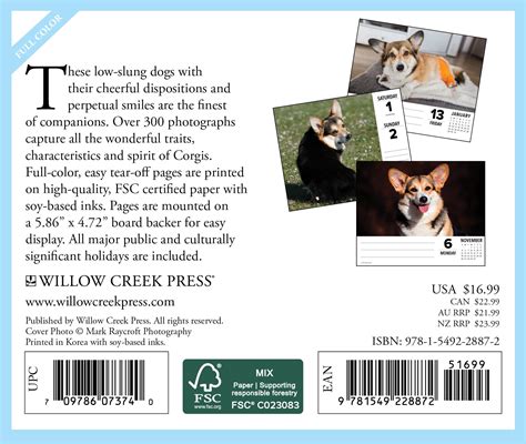 Buy Corgis 2023 Box Calendar Online at Lowest Price in India. 1407653915
