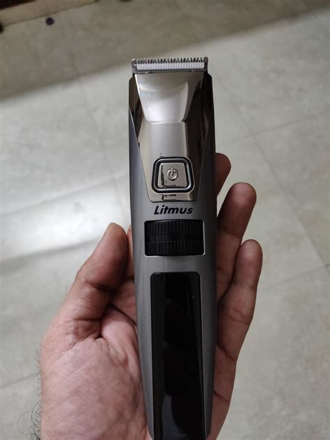 LITMUS Stubble Pro Corded and Cordless Waterproof Beard Trimmer with ...