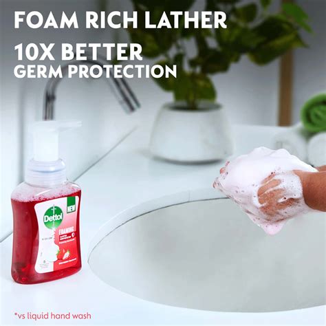 Buy DETTOL FOAMING HANDWASH PUMP + REFILL COMBO STRAWBERRY (250ML ...