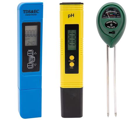 PH Tester, TDS PPM Meter, Soil PH Meter 3-In-1 PH/EC | Ubuy India