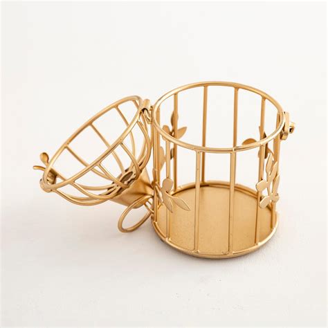 Buy Amaze Bird Mini Cage Metal with T-Light Holder - 8 cm L x 8 cm W x ...