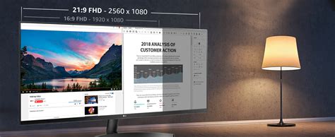 LG 34-inch UltraWide Monitor, 75 Hz, AMD Freesync, IPS Display with ...