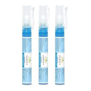 SANIFY Herbal Liquid Hand Sanitizer Pen Spray 3x10ml | 80% Ethyl ...