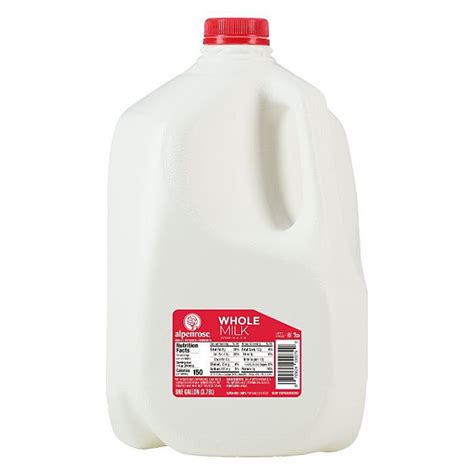 1 Gallon Whole Milk Nutrition Facts