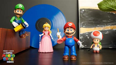 Super Mario 5' Action Figure With Plunger, 16 Points Of Articulation ...