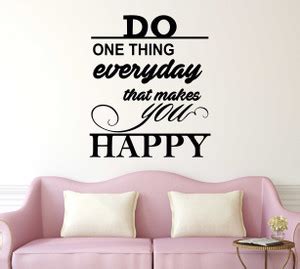 WALLSTICK 45 cm Beautiful Motivational Quotes wallsticker Self Adhesive ...