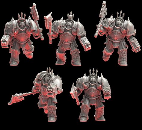 STL file Berserk Blood Butchers Saturnine Terminators 🩸・3D printer ...