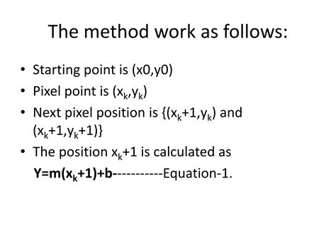 Image result for Example Bresenham's Line Drawing Algorithm