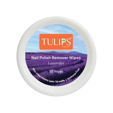 Nail Polish Remover 30 Wipes - Lavender – Tulips Hygiene
