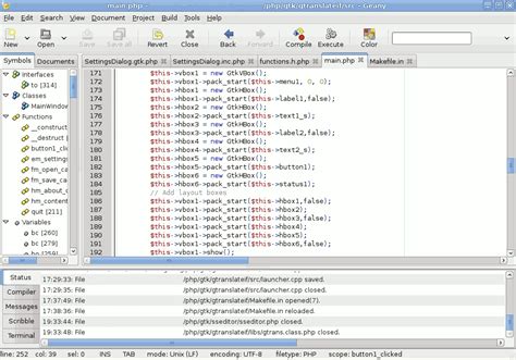 Geany – the ultimate IDE for programming at Compdigitec Labs