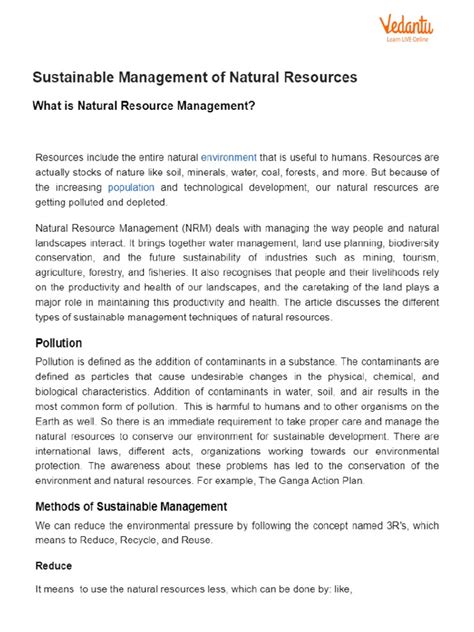 Management of Natural Resources 的图像结果