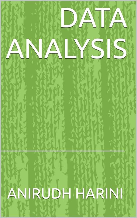 DATA ANALYSIS eBook : HARINI, ANIRUDH: Amazon.in: Kindle Store