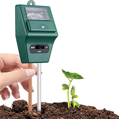 FreshDcart Solar pH Meter for Soil Testing - New 3 in 1 Soil Moisture ...